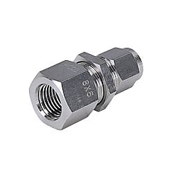 耐腐蝕用  SUS316締付継手 メス隔壁ストレート
