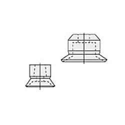 真空機器 バキュームパッドハロゲン処理 ゴムKPBシリーズ 画像