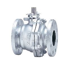 ダクタイル鉄製汎用10Kボールバルブフランジ