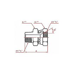 PT接続PF30°FCS オス・メスコネクター