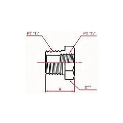 PT接続ねじ込み式 ブッシング