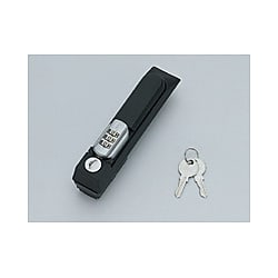 スイングハンドル シリンダー錠付ダイヤル錠タイプ3点カム用 107-92型