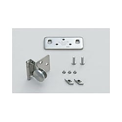 SUS鋼製ガラス丁番　かぶせ扉用　ASセット_AS-GH-34/8SS-30/40