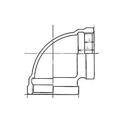 ドレネジ継手 90°エルボ