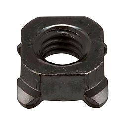 四角ウエルドナット（溶接ナット） パイロット無し 突起形（1D形）