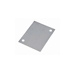 灯油コックボックス 仮設プレート