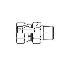 アダプタ 機器接続側管用テーパねじタイプ（30°メスシート付） 060管用平行オスねじ