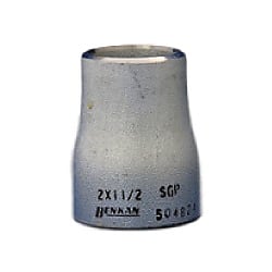 突合せ溶接式管継手 鋼管製レジューサ（同心/偏心） 白管
