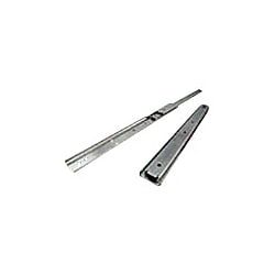 スライドレール 軽荷重 3/4トラベル 203（光沢クロメート処理）