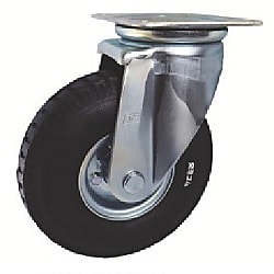タイヤ付自在車 発泡（クッション）ゴムタイヤ付
