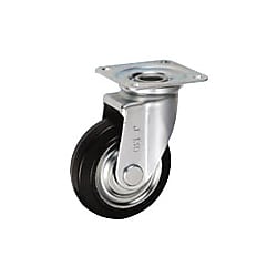中荷重用キャスター J型旋回金具（サイズ130mm）