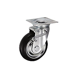 中荷重用キャスター 旋回（ダブルストッパ付）JBtype サイズ150mm