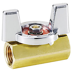 黄銅製 1.96MPa 蝶形ハンドル MINI BALL VALVES