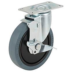 静クッション製キャスター 420BBE・413BBE・420BER 車輪径100・125mm
