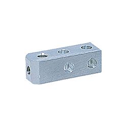 センサブラケット シングルプレートタイプ 近接センサ（円柱型）用 セットネジタイプ（直列穴）