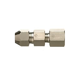 コントロール銅管用ダブルナットタイプ継手 フィメールコネクター（テーパーネジタイプ）