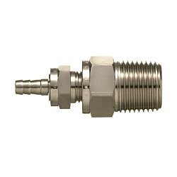 SUS316 ステンレス製ダブルフェルール継手 メールベントプラグ（ホースニップルタイプ）