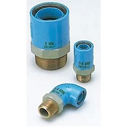 コア継手 器具接続用 異種金属接触防止形継手 オスアダプター径違いソケット