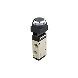 手動弁 VLM25シリーズ 丸フラットボタンタイプ