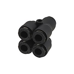 ワンタッチ継手 R（PT）付二重Y型 CNYW