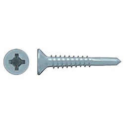 AXマルチドリルビス 5mm（厚鉄板用）皿（ユニクロメッキ）