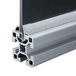 アルミ構造材 SF40・45 溝幅10mmタイプ パネルフィックスL （カット品）