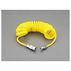 ウレタンホース（カプラー付）コイルタイプ　φ5　0.69MPa