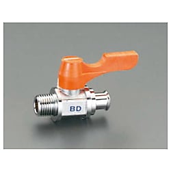 R 1/4""x12.0mm ボールバルブ(ドレン用・ミニチュア)