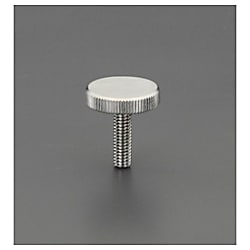 M6x25mm/φ24mm ローレットノブ(雄ねじ/ステンレス製)