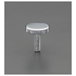 M5x10mm/φ20mm ローレットノブ(雄ねじ/スチール製)