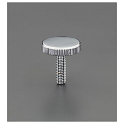 M6x25mm/φ24mm ローレットノブ(雄ねじ/スチール製)
