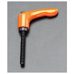 M12x60mm 雄ねじクランプレバー(オレンジ)