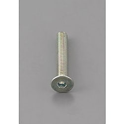 M5 x 6mm 六角穴付皿頭ボルト 三価クロメート/12本