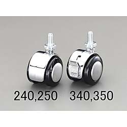 キャスター（二輪）車輪径×幅：40×41.5mm 取付高：52mm