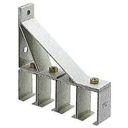 4号ドアハンガー用金具横受三連