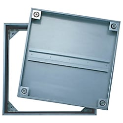 ダイケン 床点検口アンダーハッチ 450×450 ハンドル無（モルタル仕上げ）