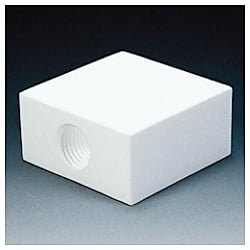 ふっ素樹脂（PTFE）  ふっ素樹脂フィルターメネジ 角タイプ