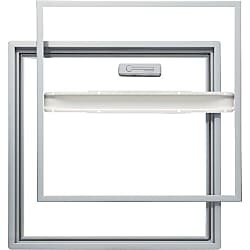 ダイケン ホーム床点検口 600×600 気密タイプ 21mmフロア用 シルバー