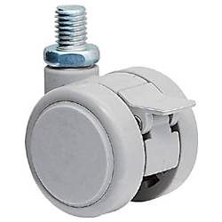 デザインキャスター ライトグレー40径　取付高：48mm　TF40N8SL-12