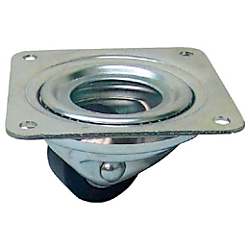 重量用低床式MCナイロンキャスター　取付高62mm　YRTN-50