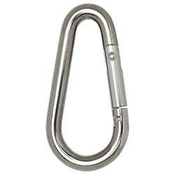TRUSCO 国産ステンレスカラビナハーケン NS型 10X110mm