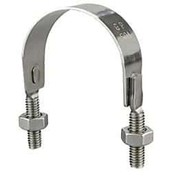TRUSCO SGP管用Uバンド SUS304 呼び径 80A ねじ径3/8