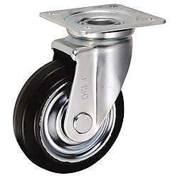 中荷重用キャスター J型旋回金具（サイズ150mm・金具のみ車輪なし）