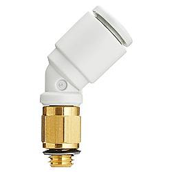 ワンタッチ管継手 KQ2シリーズ 45°エルボユニオン KQ2K（ガスケットシール）