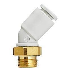 ワンタッチ管継手 KQ2シリーズ 45°エルボユニオン KQ2K（パッキンシール）