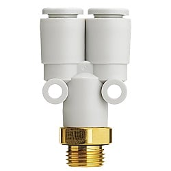 ワンタッチ管継手 KQ2シリーズ ブランチ KQ2U（パッキンシール）