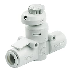 目盛付スピードコントローラ インラインタイプ AS-FSシリーズ