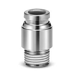 SUS316 ワンタッチ管継手 KQG2シリーズ 六角穴付ハーフユニオン KQG2S