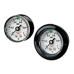 禁油・外部銅系不可用圧力計/リミットインジケーター付 G46E 画像