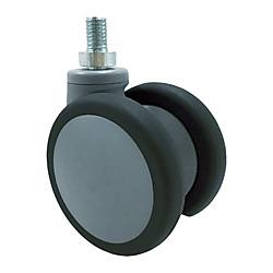 SAMSONG デザイン双輪キャスター「Kelly」 ネジ 自在 100mm